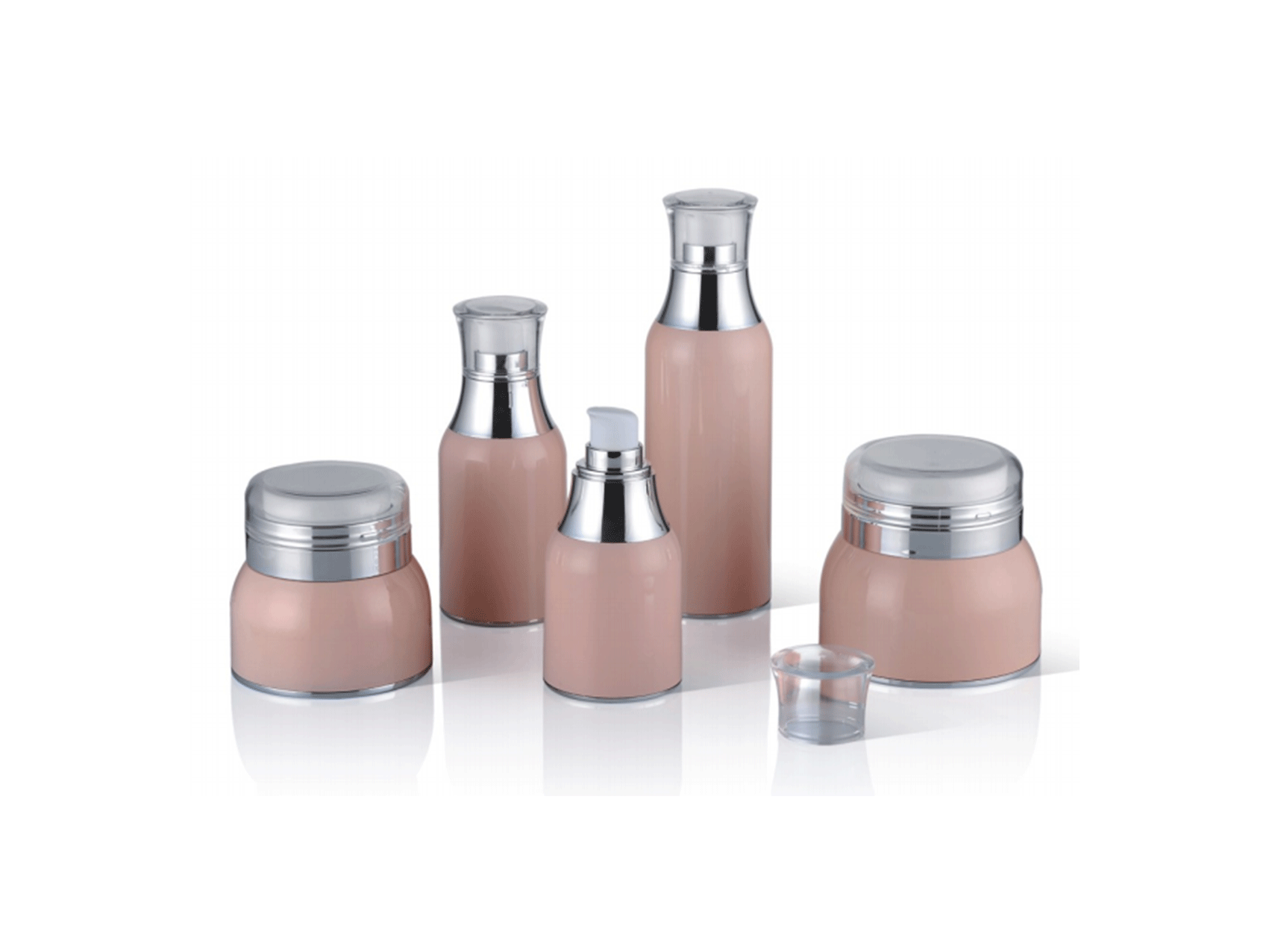 Acrylic Cosmetics Skin Care Jar Containers 30/50/100ml RL41